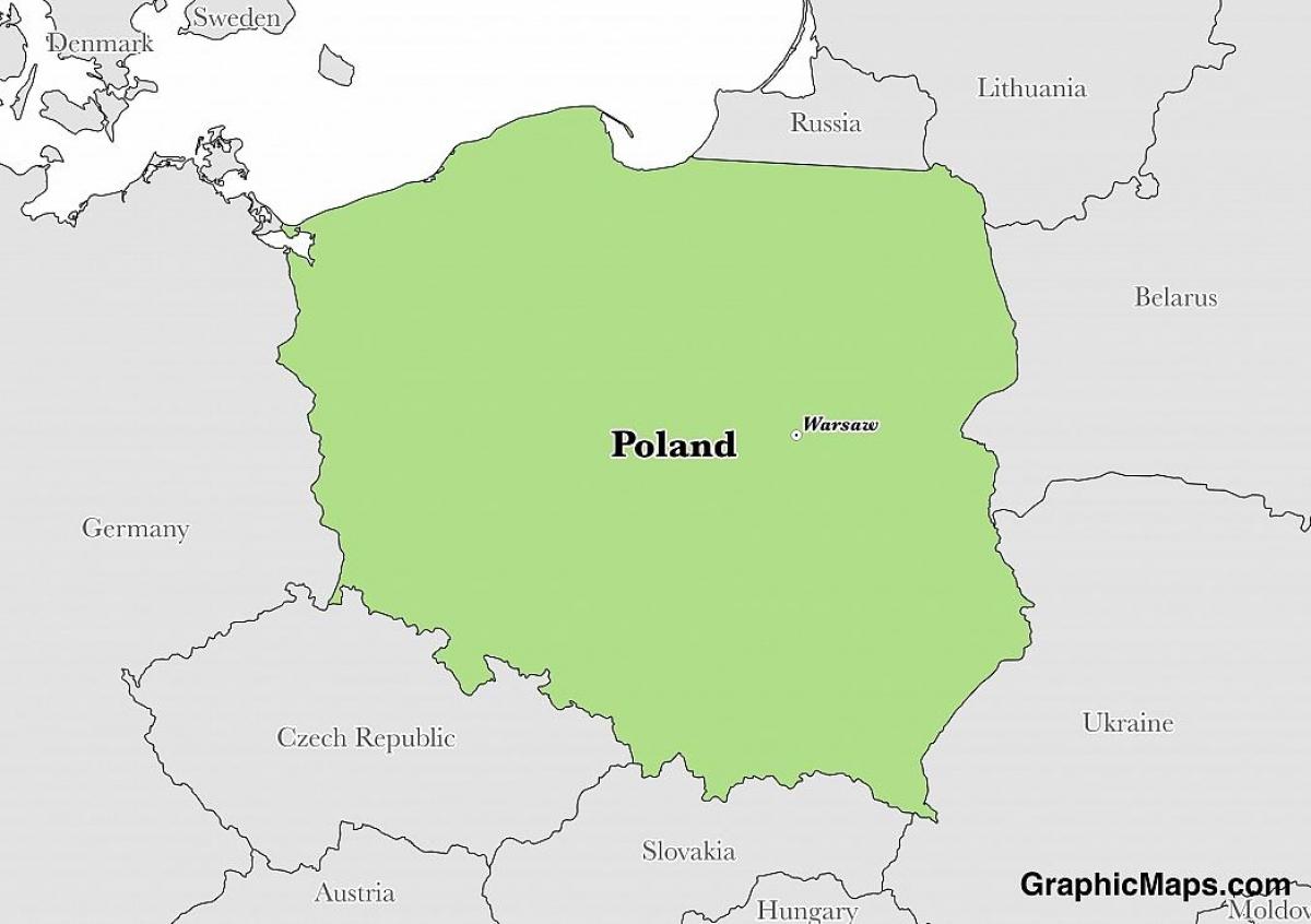 波兰首都地图